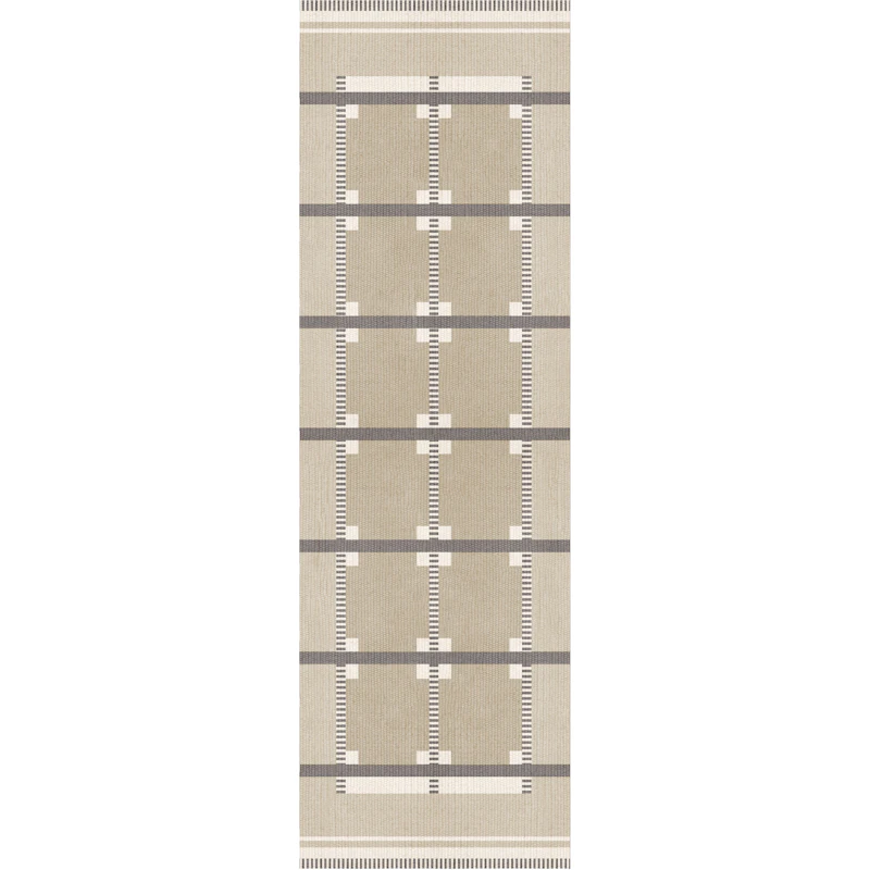 Röllakan Ruth Wool Rug 80x300 cm, Almond