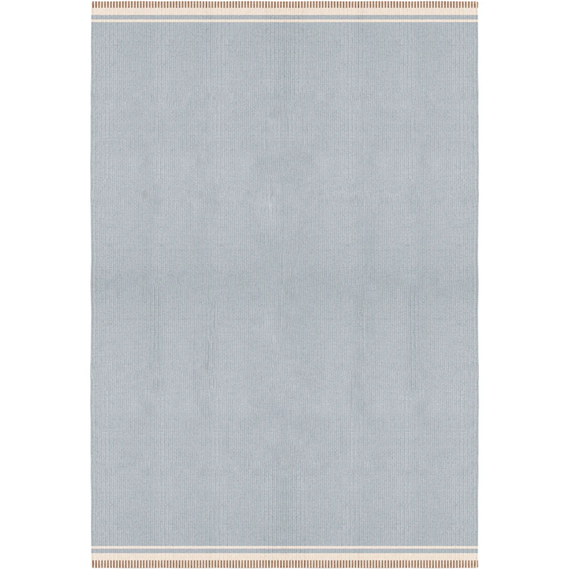 Röllakan Solid Wool Rug 250x350 cm, Sky Blue