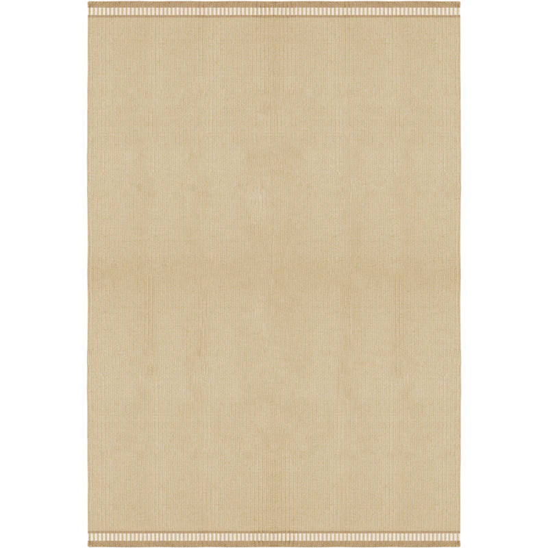Röllakan Solid Wool Rug 140x200 cm, Mariegold