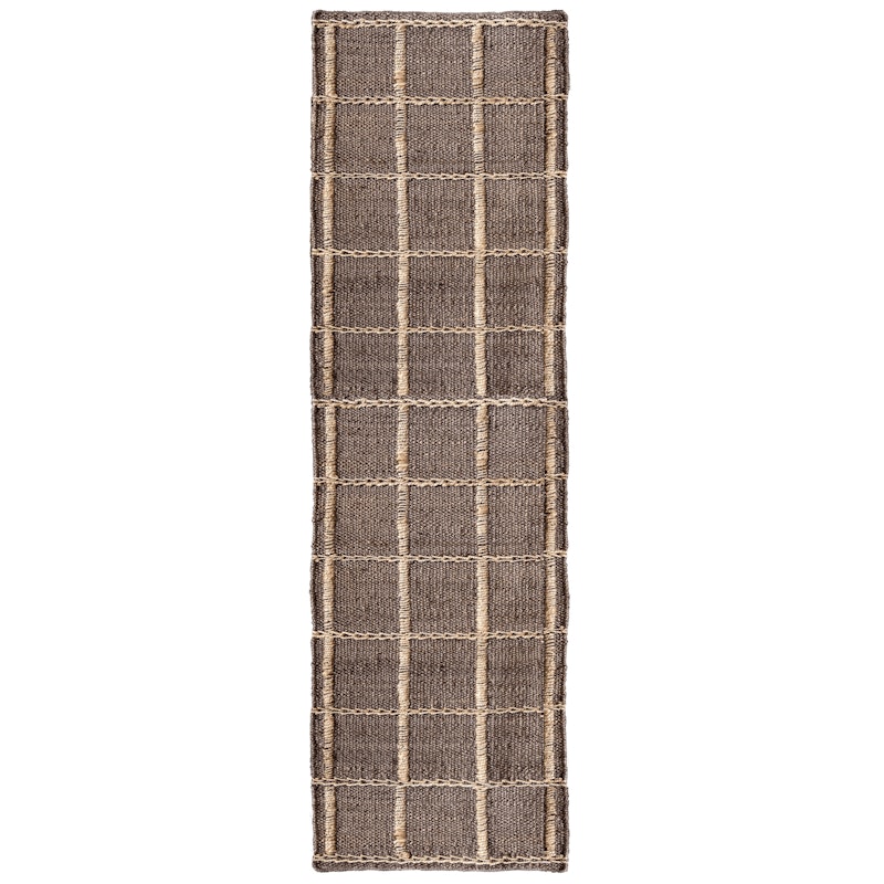 Strata Jute Rug 75x240 cm, Brown