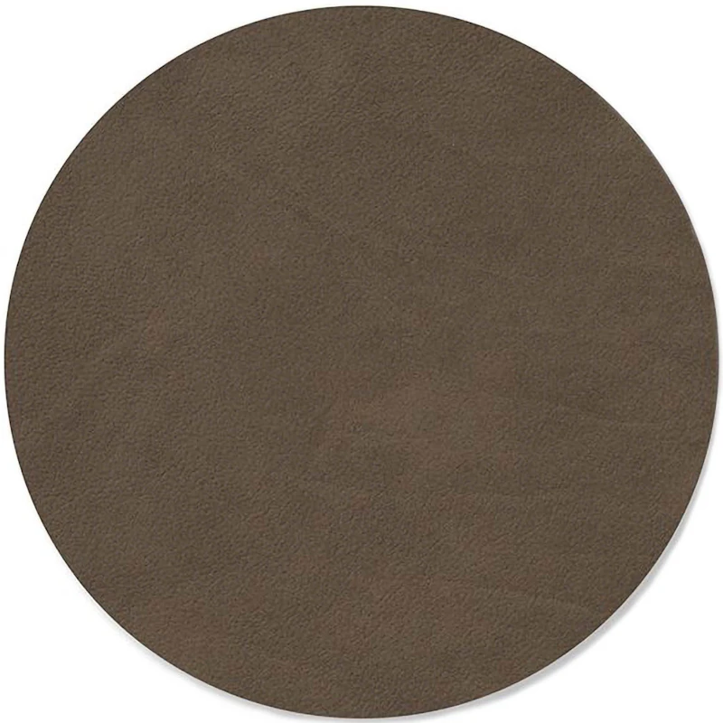 Circle Glass Coaster Nupo 10 cm, Caviar