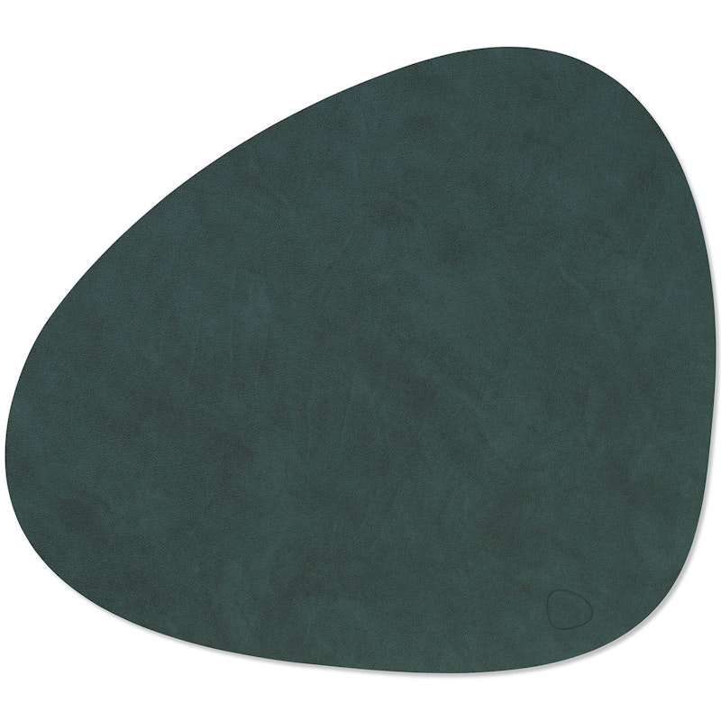 Curve L Table Mat Nupo 37x44 cm, Dark Green