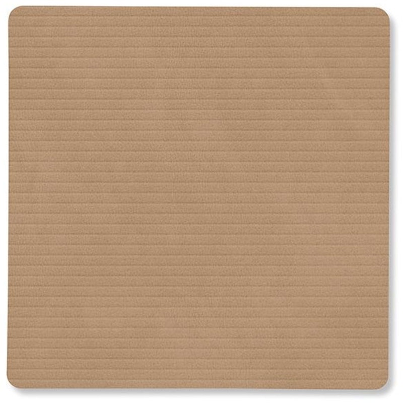 Square Corduroy Coaster, Nougat