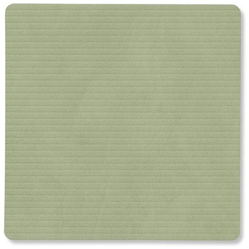 Square Corduroy Coaster, Olive Green