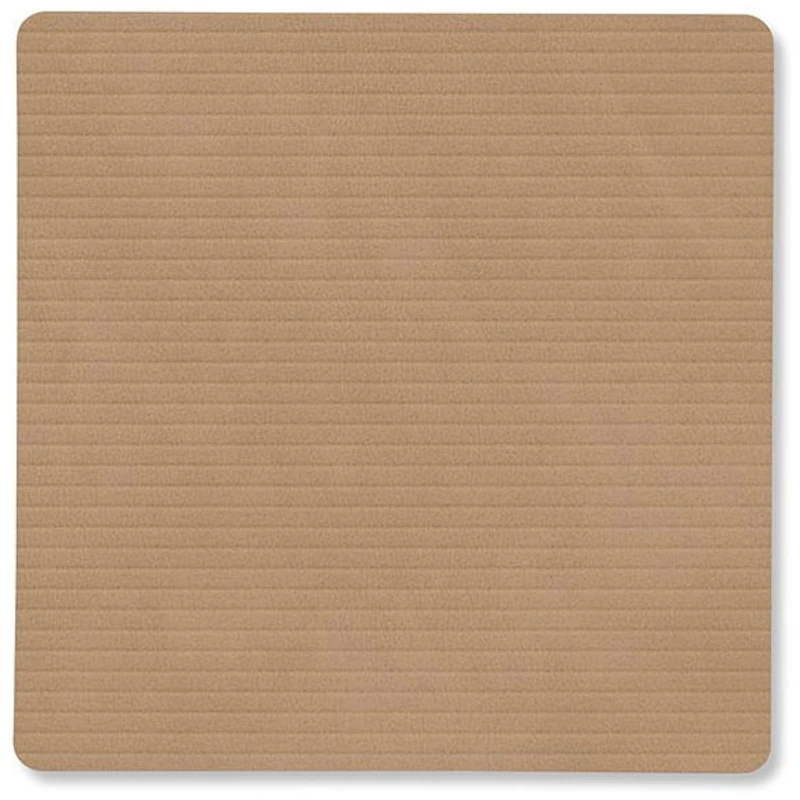 Square Corduroy Coaster, Nougat