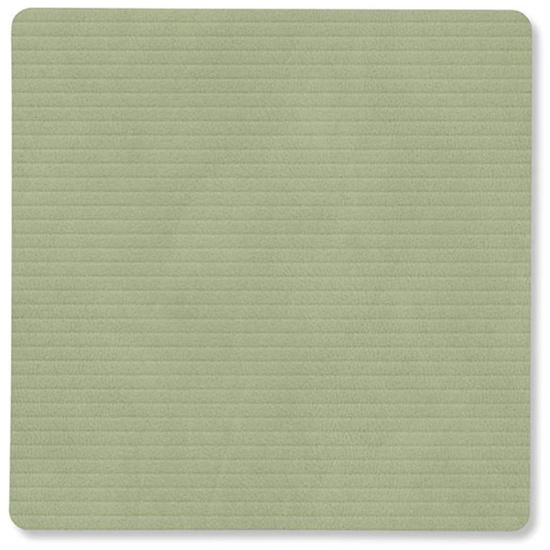 Square Corduroy Coaster, Olive Green
