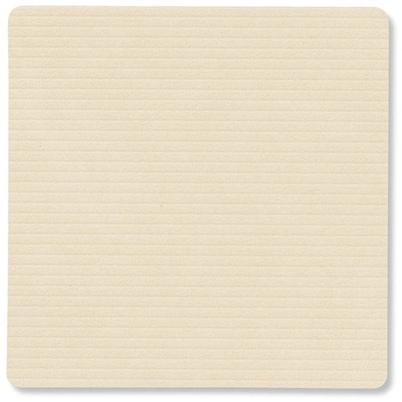 Square Corduroy Coaster, Vanilla