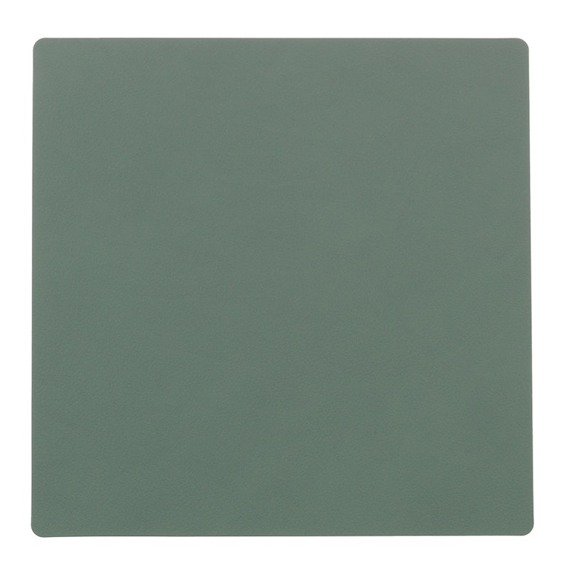 Square Glass Mat Nupo 10x10 cm, Pastel Green