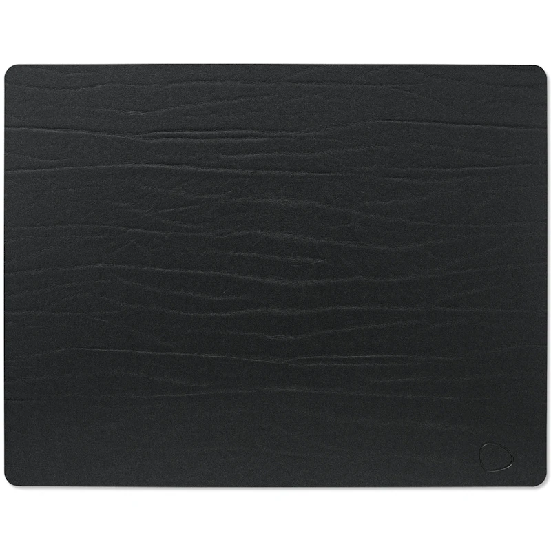 Square L Table Mat Buffalo, 35x45 cm, Black