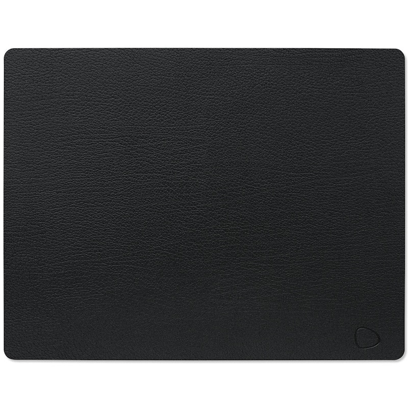 Square L Table Mat Bull, 35x45 cm, Black