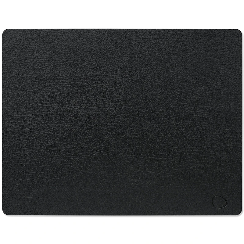 Square L Table Mat Bull, 35x45 cm, Black
