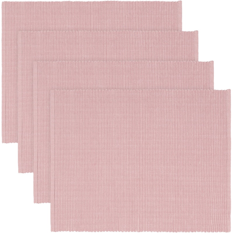 Uni Placemat 35x46 cm 4-pack, Dusty Pink