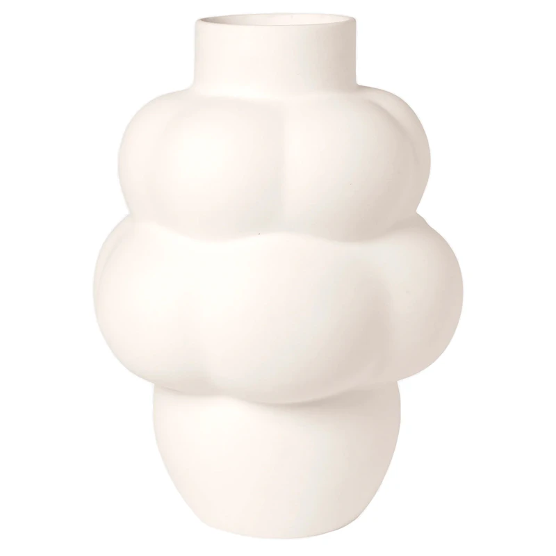 Balloon 04 Vase Grande, Raw White