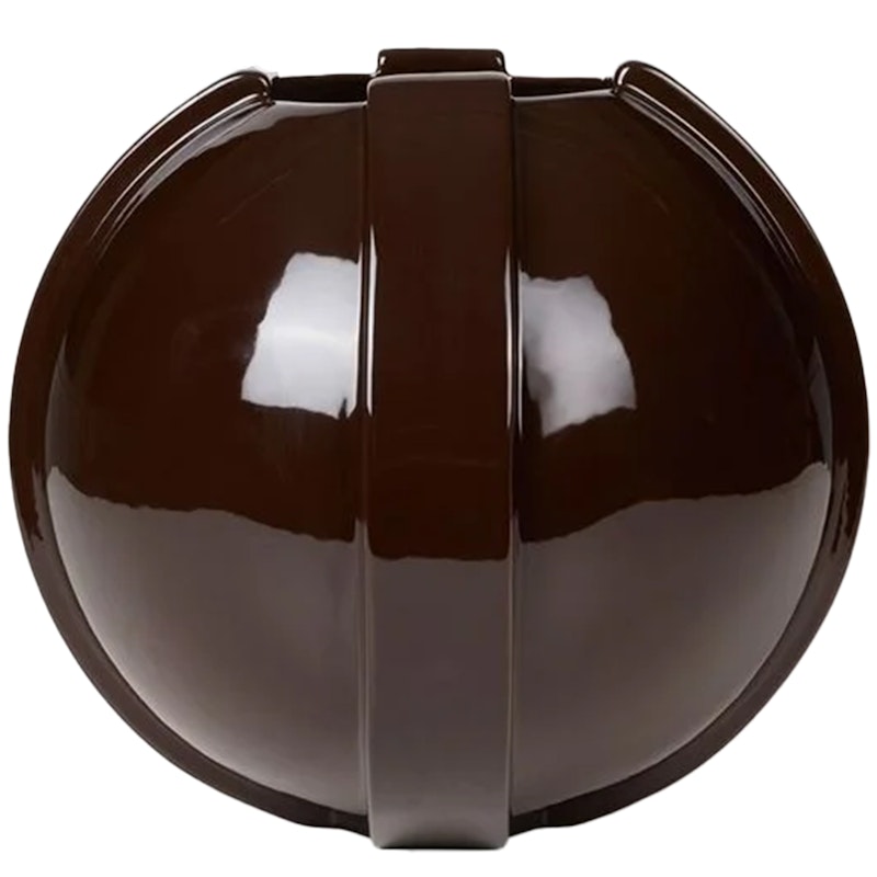 Vinci Vase 01, Dark Brown