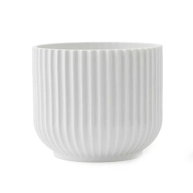 Lyngby Flower Pot Medium, White