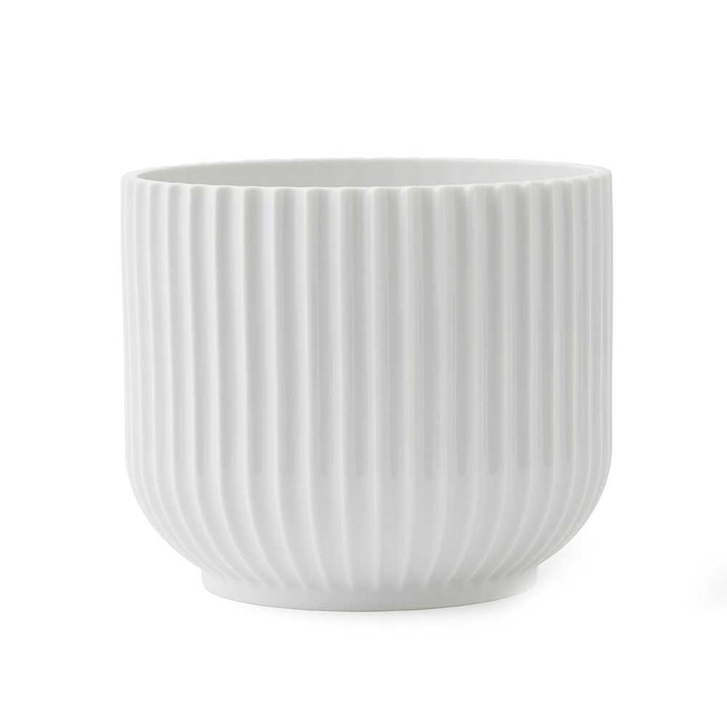 Lyngby Flower Pot Medium, White