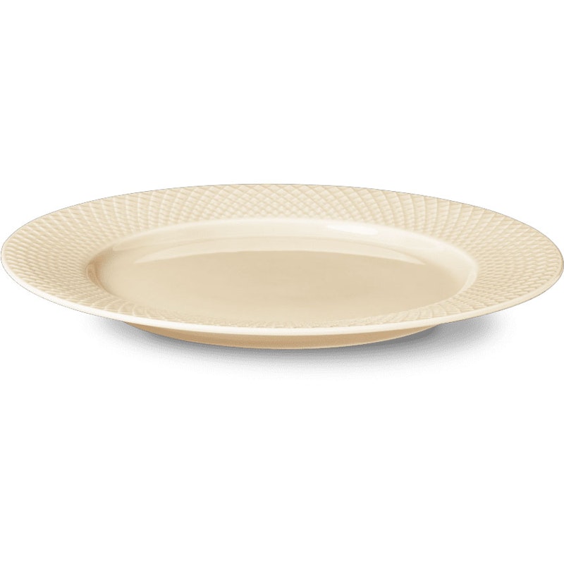 Rhombe Earth Dinner Plate 27 cm, Marble