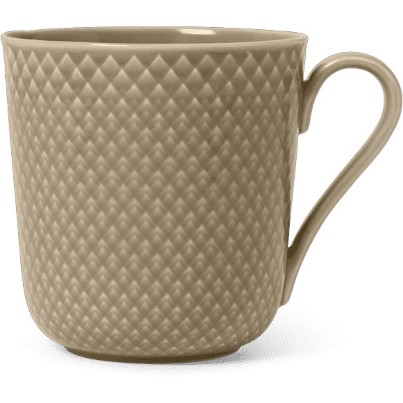 Rhombe Earth Mug 39 cl, Clay