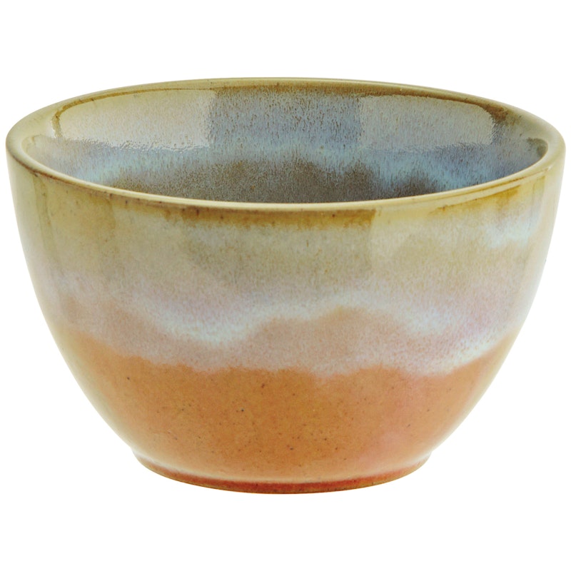 Bowl Ø13 cm, Orange / Light Blue