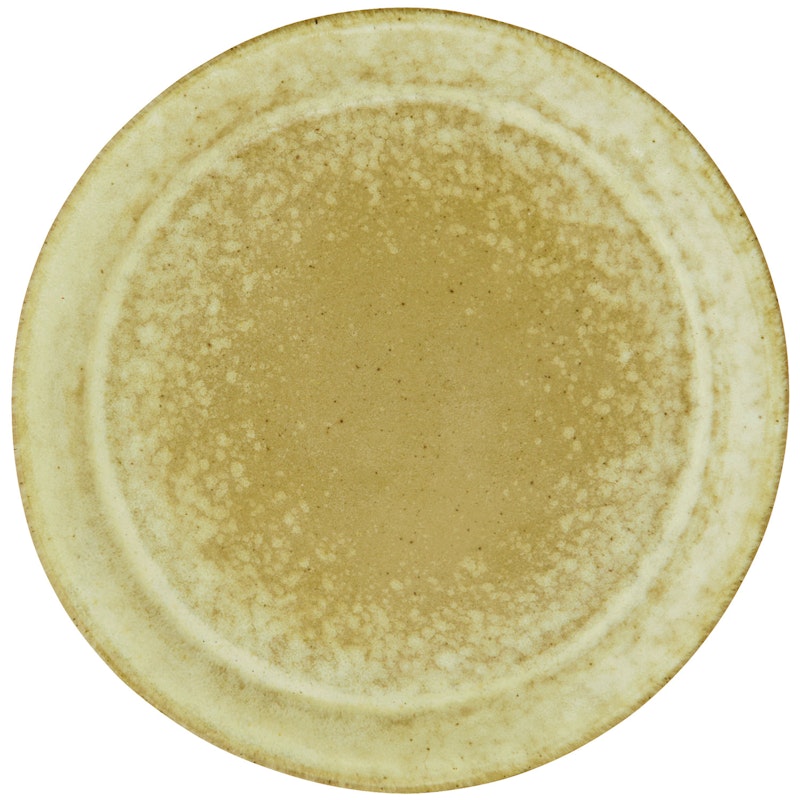 Side Plate Ø16 cm, Green / Light Yellow