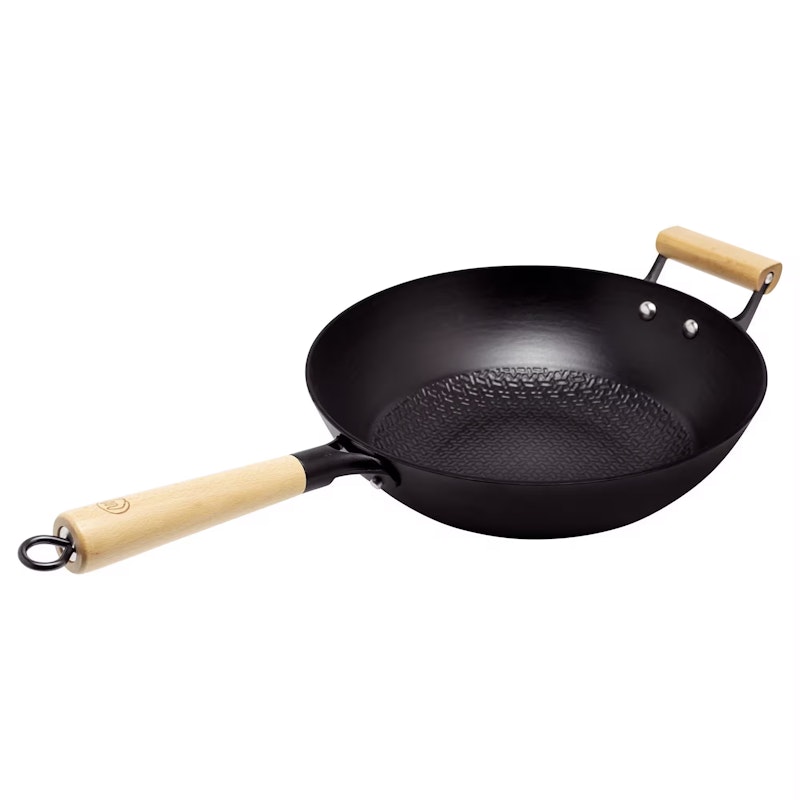 Wok Pan Lightweight Cast Iron Ø30 cm