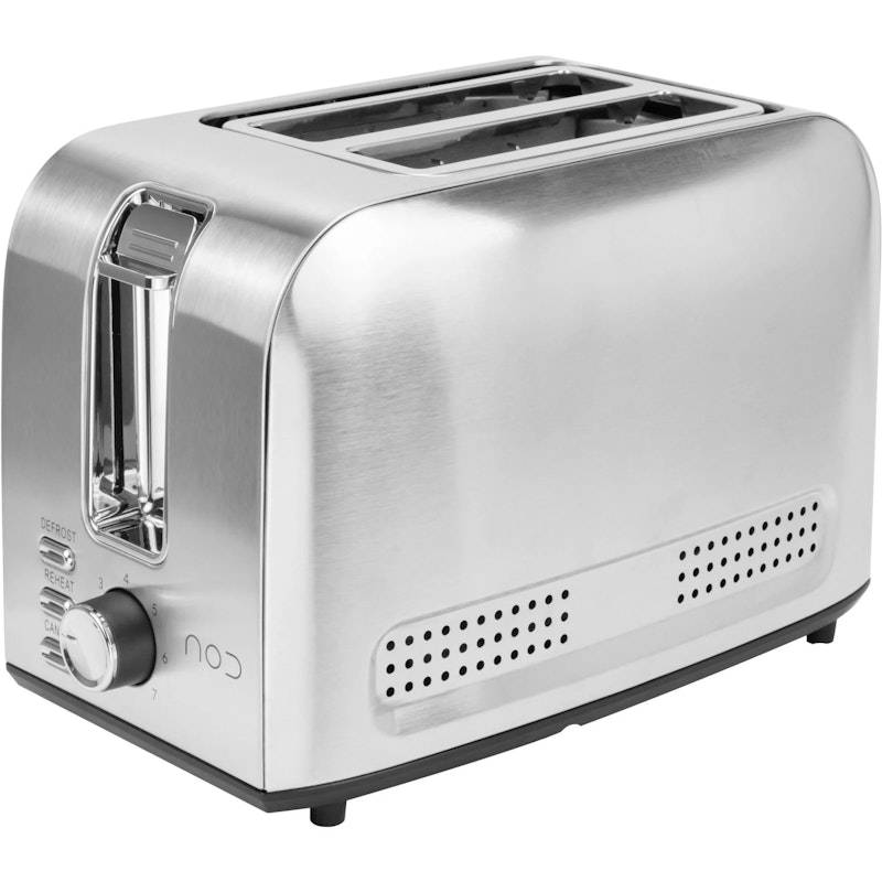 NOD Toaster 2 Slices, Stainless Steel