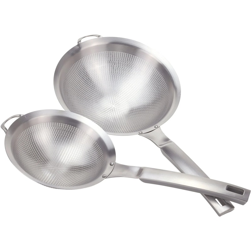 Sieves 2-pack Brushed Steel