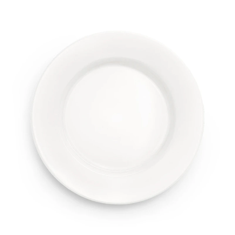 Basic Plate 28 cm, White
