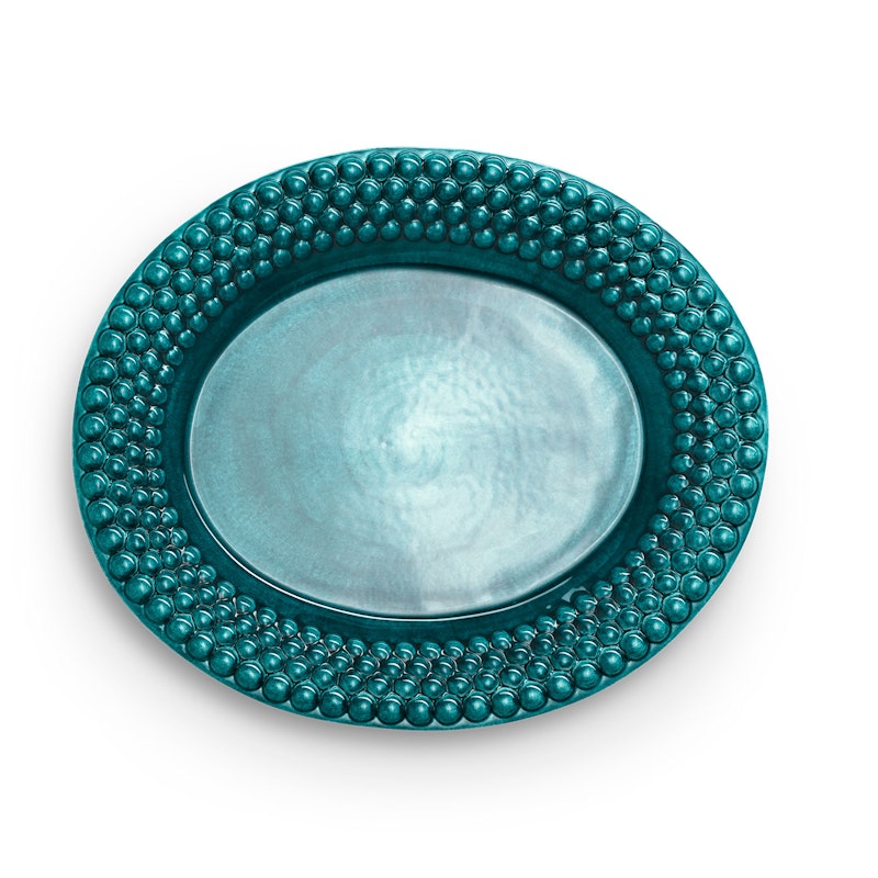 Bubbles Platter Oval 35 cm, Ocean