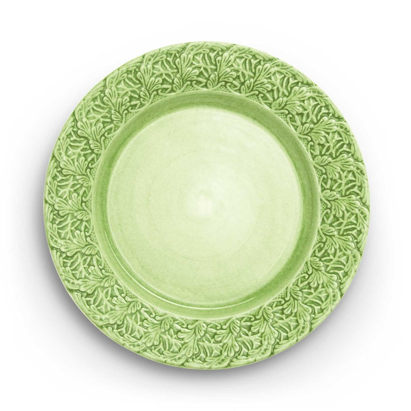 Lace Plate 25 cm, Green