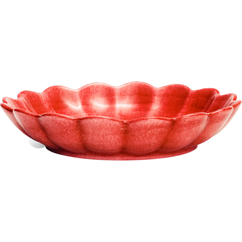 Oyster Bowl 24 cm, Red