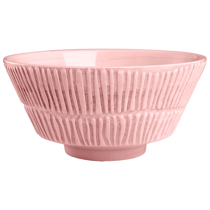 Stripes Bowl, Light pink 60 cl