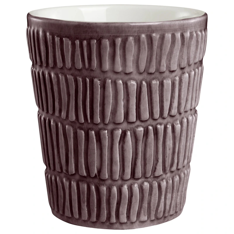 Stripes Mug 30 cl, Plum 