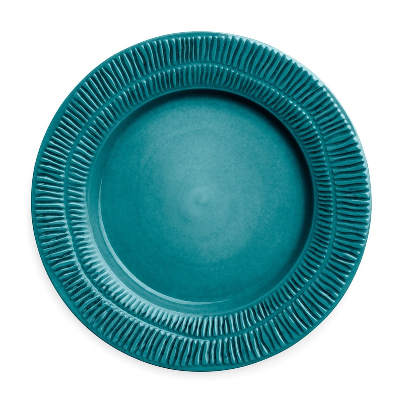 Stripes Plate 28 cm, Ocean