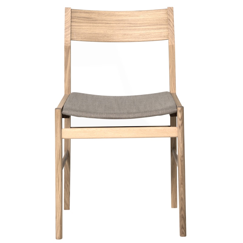 Siza Chair, White Pigmented Oak / Beige