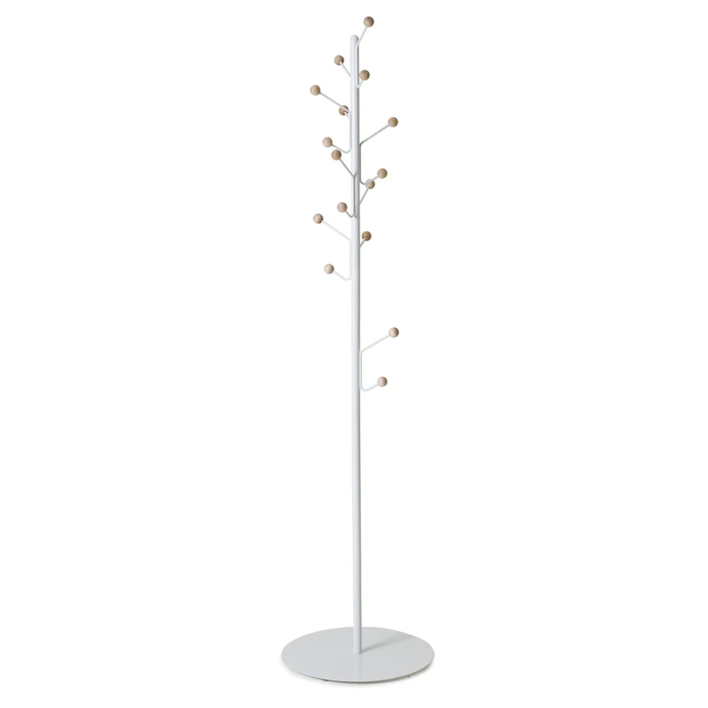 Bill Coat Rack Floor, White
