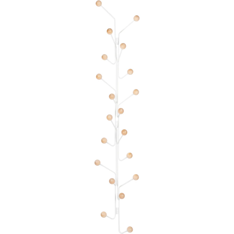 Bill Coat Rack Vertical, White / Birch