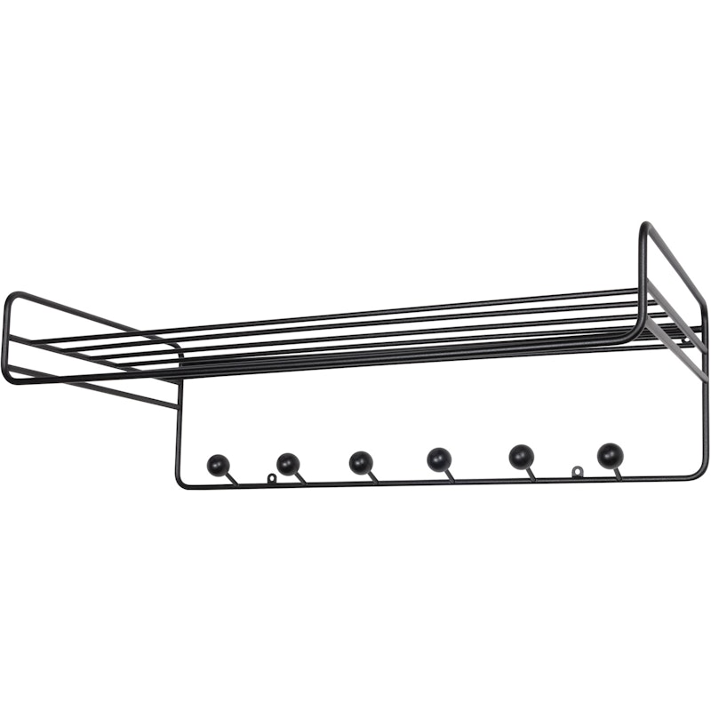 Bill Hat Rack 71 cm, Black