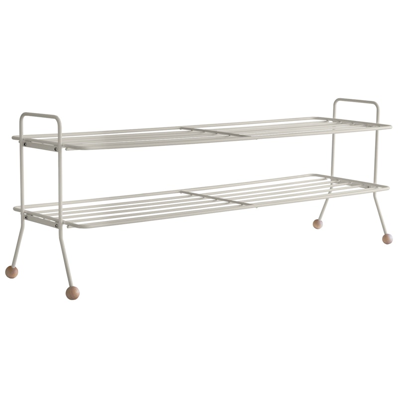 Bill shoe shelf L silk grey