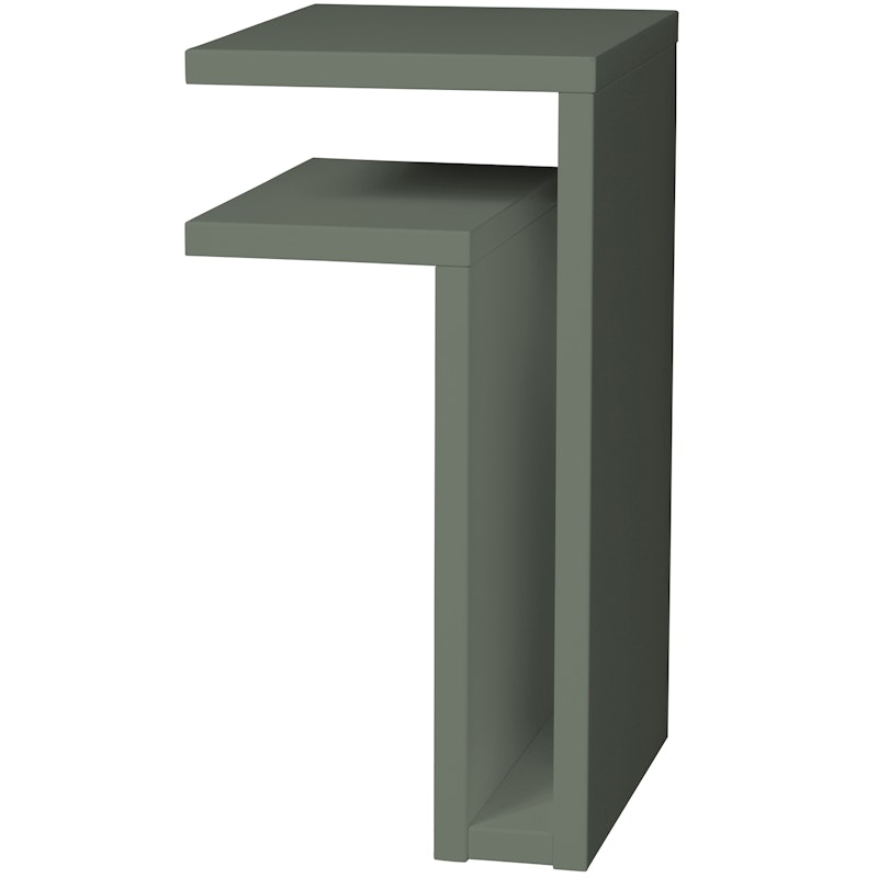 F-Shelf Wall Shelf Left, Green Grey