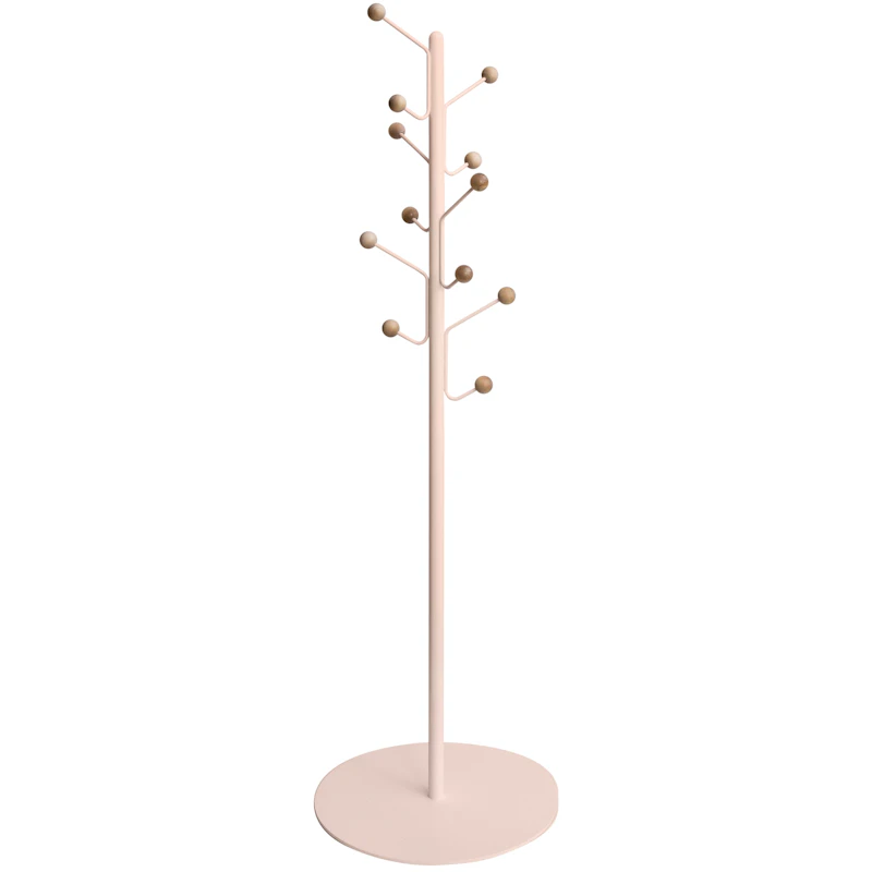Bill Junior Coat Stand, Pale Pink