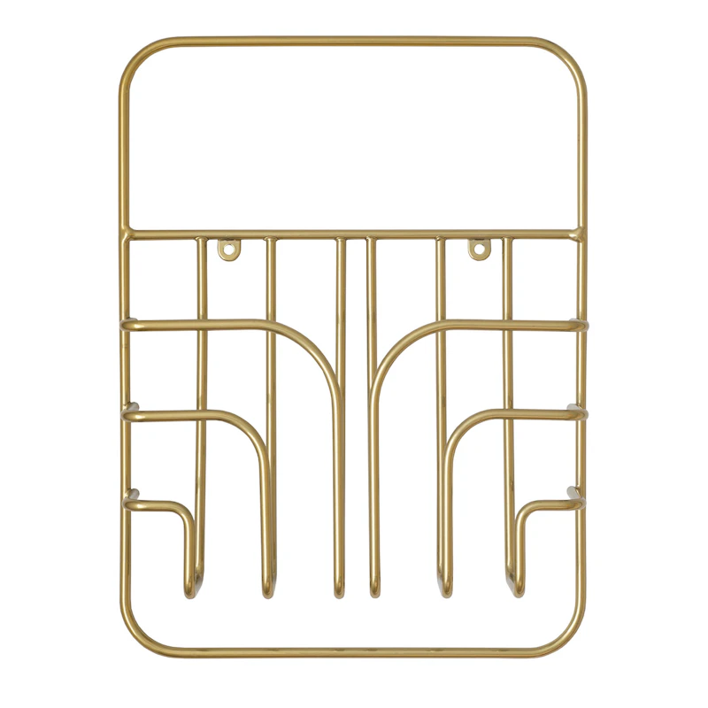 Now S Magazine Holder, Brass