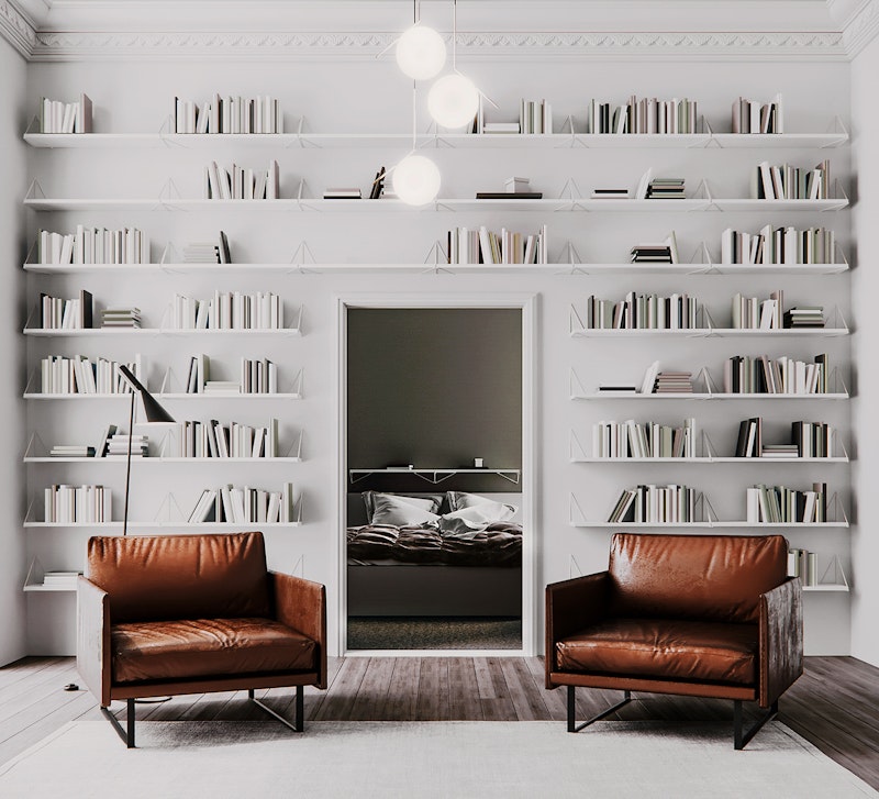 Pythagoras Shelf Set, White from Maze | RoyalDesign