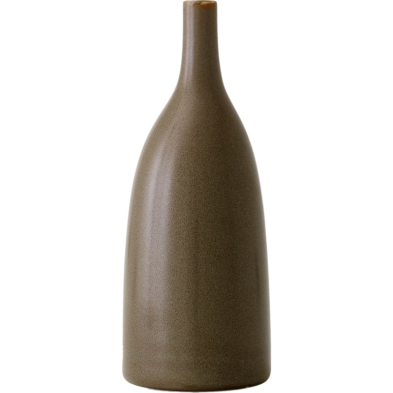 Strandgade Stem Vase Ø10x25 cm, Olive Green