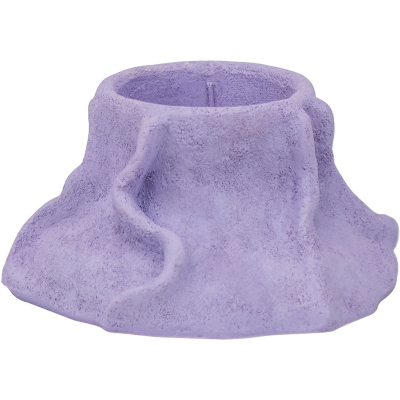 ART PIECE lava Candle Holder, Light Lilac