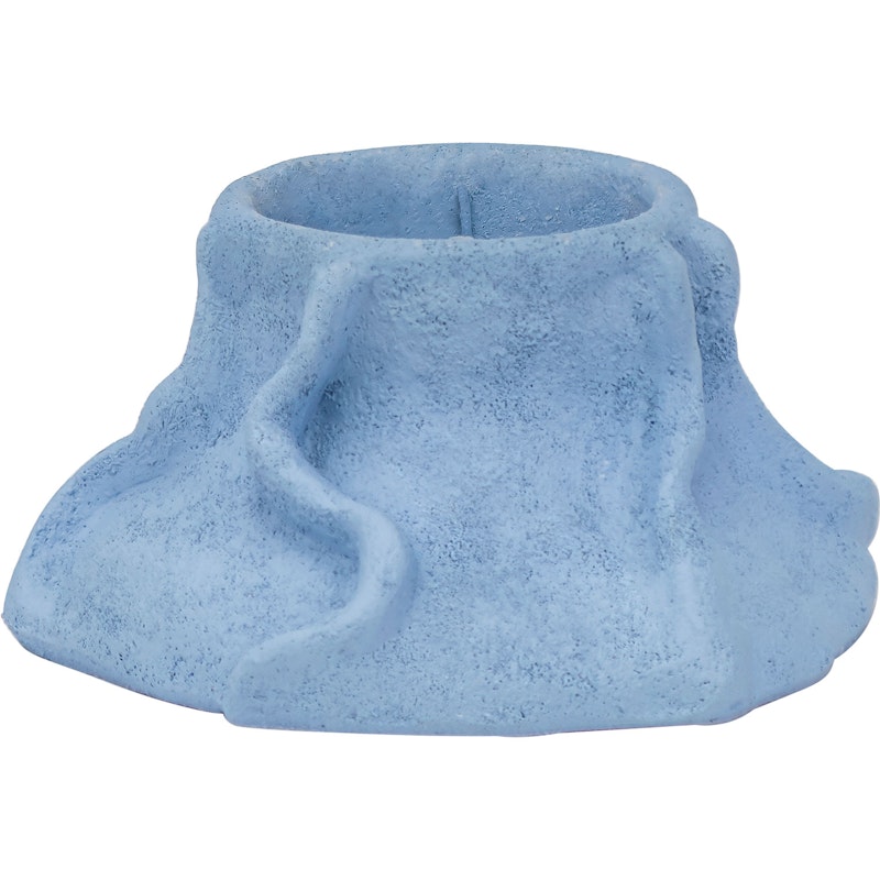 ART PIECE lava Candle Holder, Light Blue