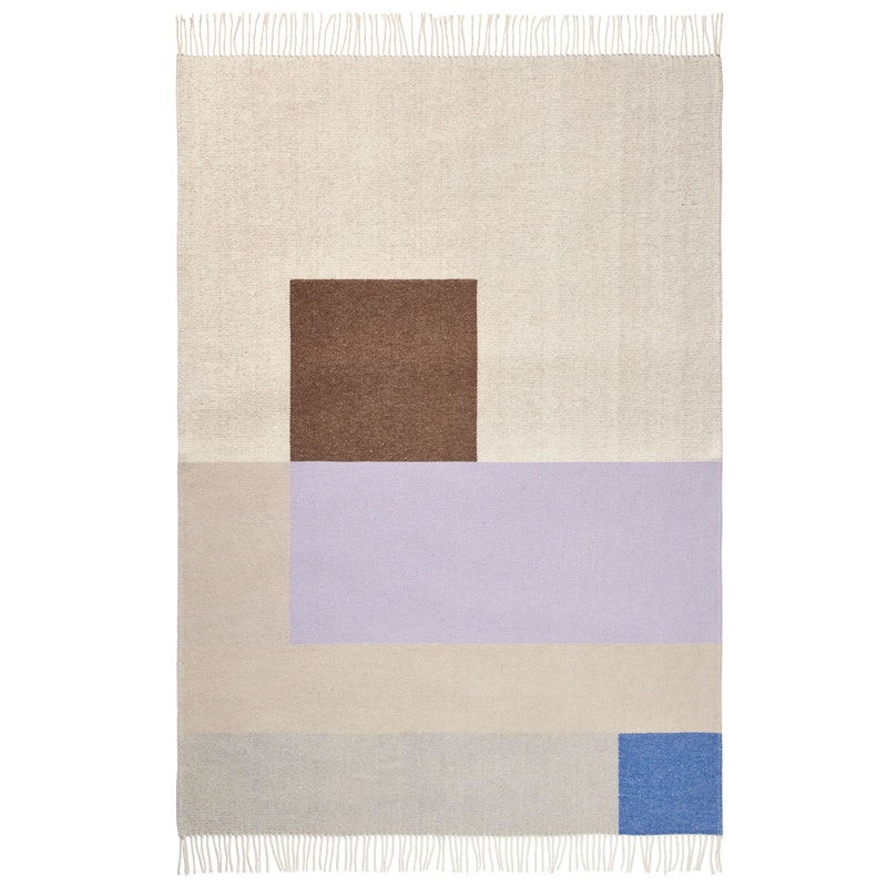 Brick Throw 125x170 cm, Lilac