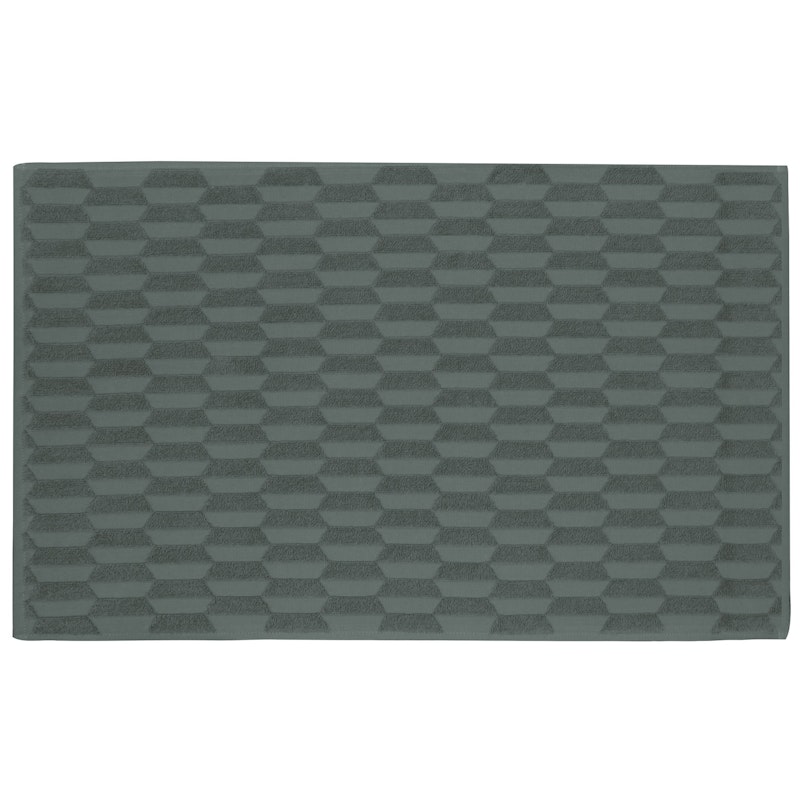 Geo Bath Mat 50x80 cm, Pine Green