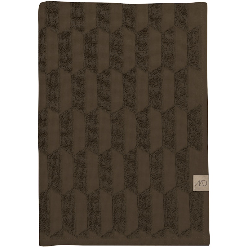 Geo Towel Chocolate, 40x55 cm