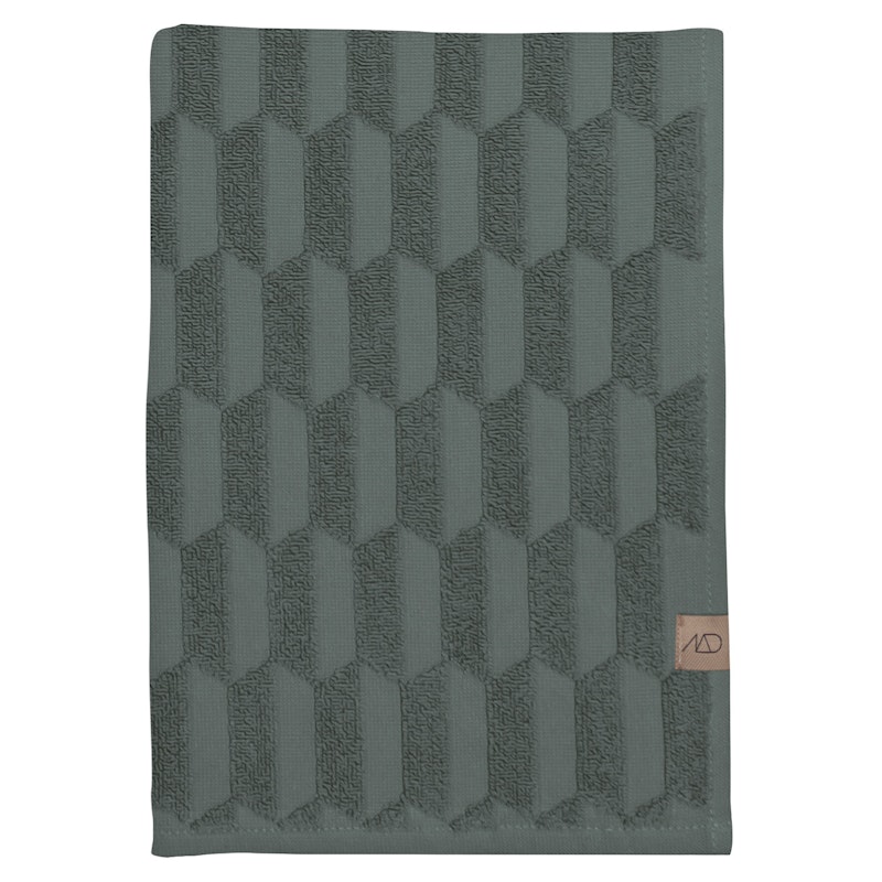 Geo Towel 70x133 cm, Pine Green